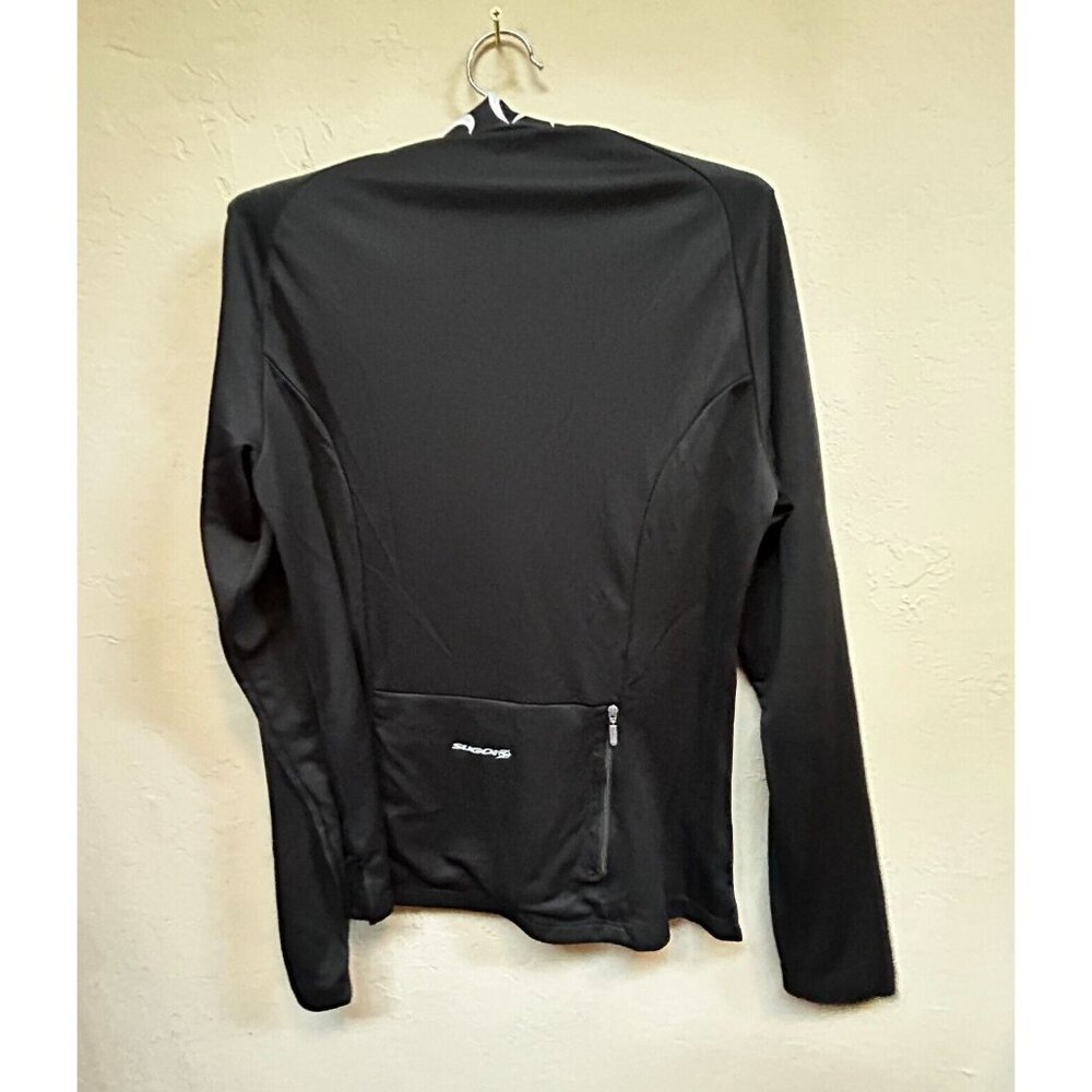 Sugoi Women's Cycling Jersey Shirt Medium Quarter Zip Black Long Sleeve Pullover - Picture 2 of 8